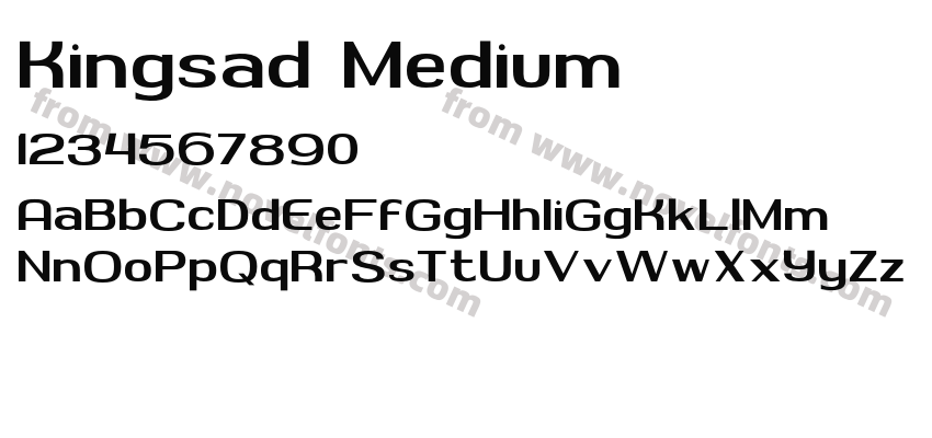 Kingsad MediumPreview