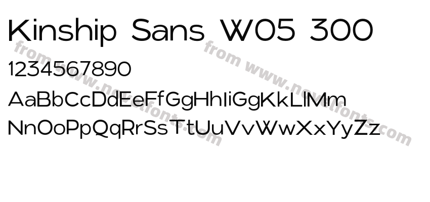 Kinship Sans W05 300Preview