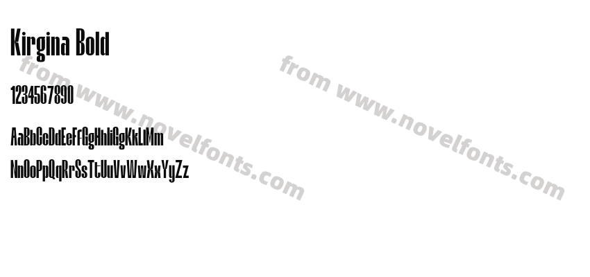 Kirgina BoldPreview