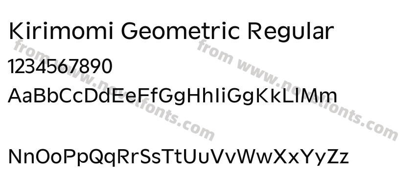 Kirimomi Geometric RegularPreview