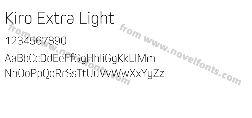 Kiro Extra LightPreview