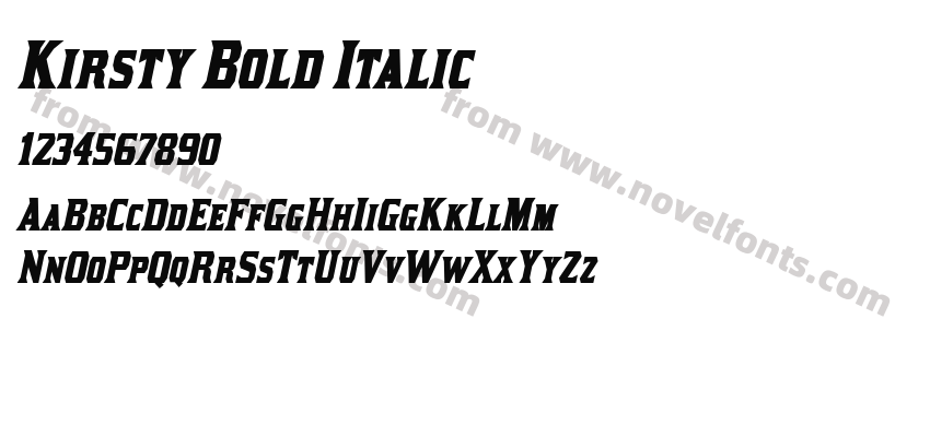 Kirsty Bold ItalicPreview