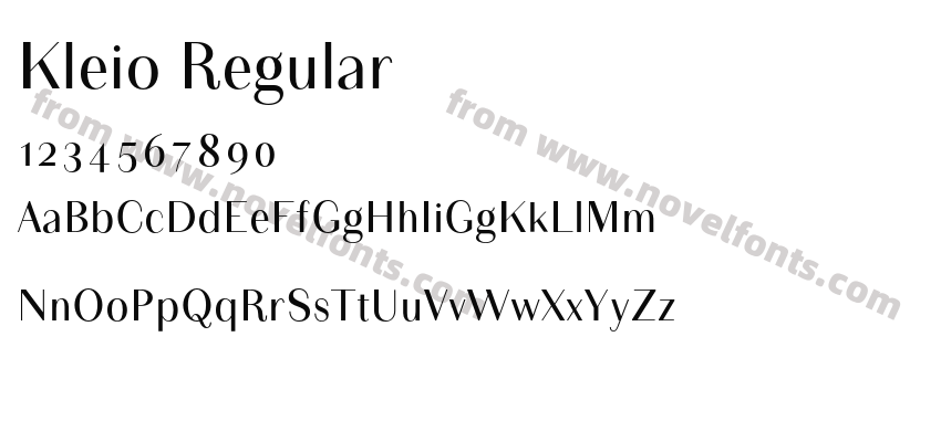 Kleio RegularPreview