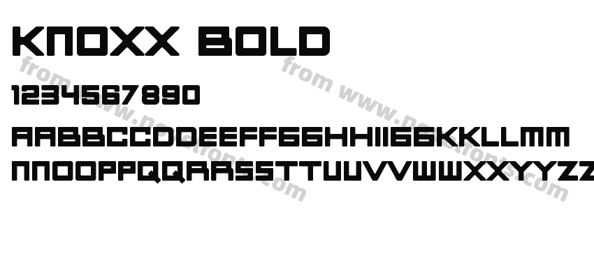 Knoxx BoldPreview