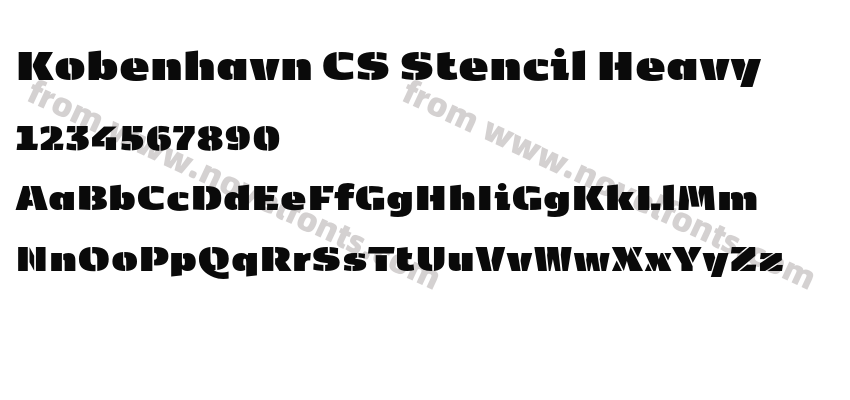 Kobenhavn CS Stencil HeavyPreview