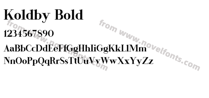 Koldby BoldPreview
