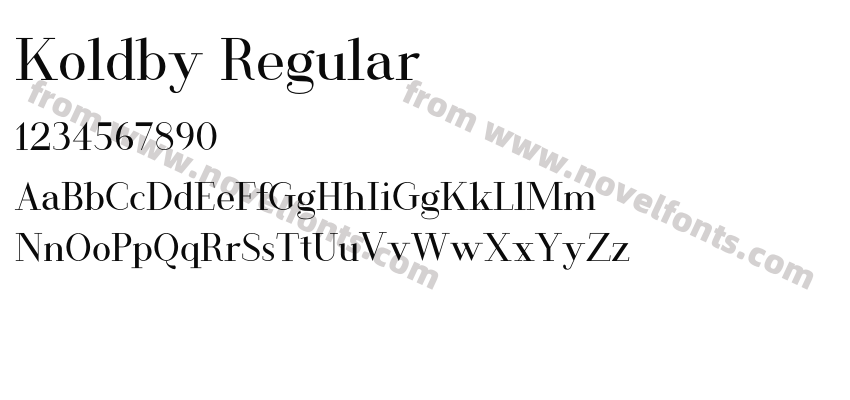 Koldby RegularPreview