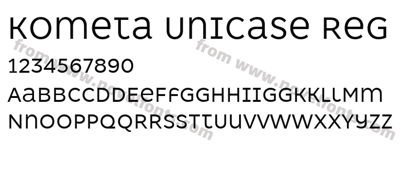Kometa Unicase RegPreview