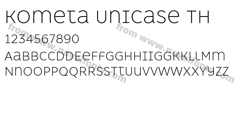 Kometa Unicase ThPreview