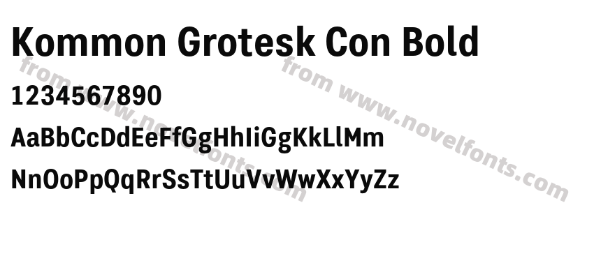 Kommon Grotesk Con BoldPreview
