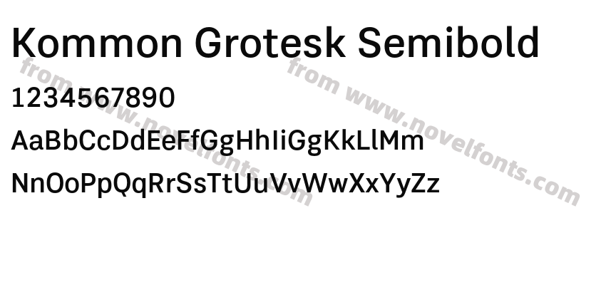 Kommon Grotesk SemiboldPreview