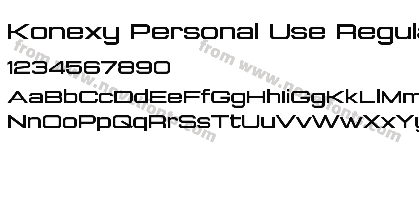 Konexy Personal Use RegularPreview