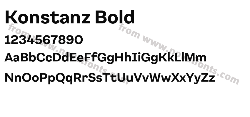 Konstanz BoldPreview