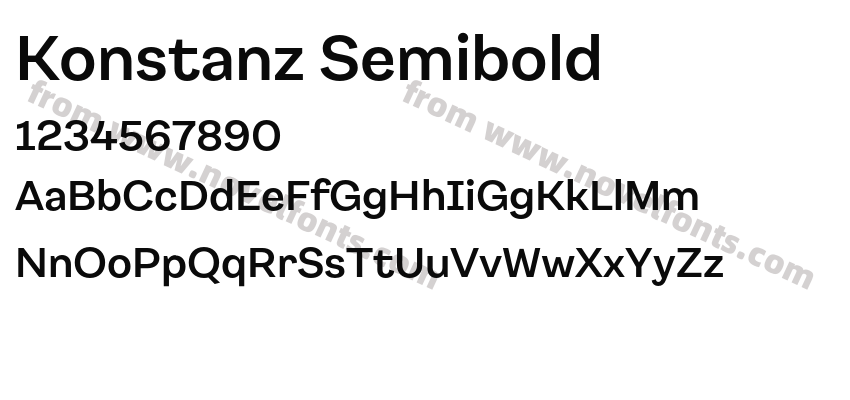 Konstanz SemiboldPreview