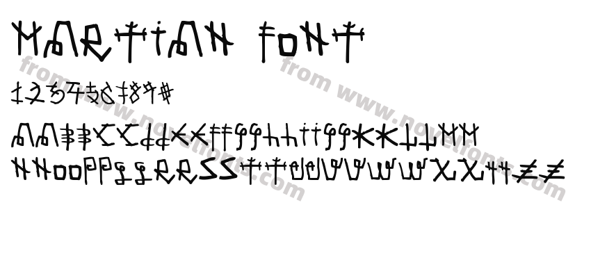 Martian FontPreview