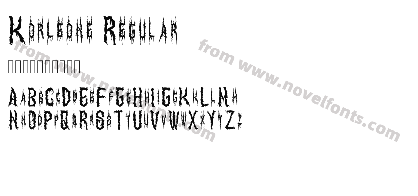 Korleone RegularPreview