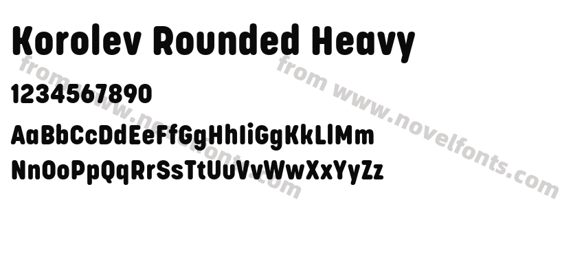 Korolev Rounded HeavyPreview