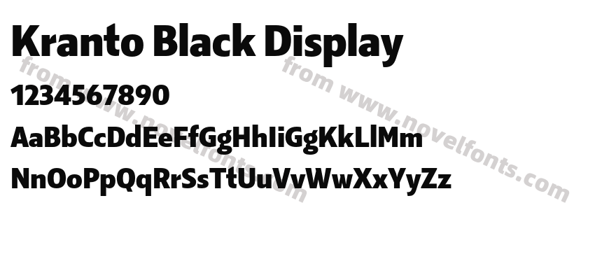 Kranto Black DisplayPreview