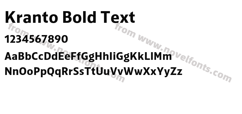Kranto Bold TextPreview
