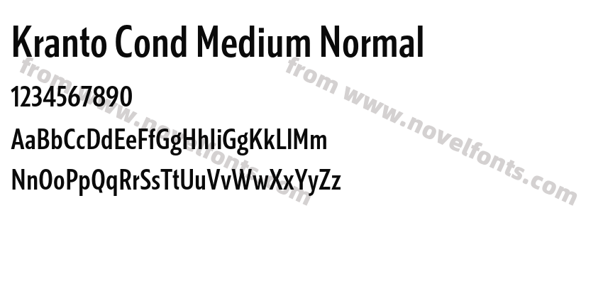 Kranto Cond Medium NormalPreview