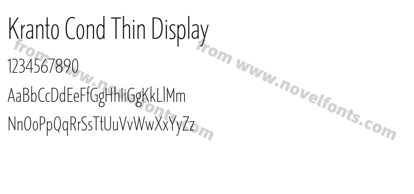 Kranto Cond Thin DisplayPreview