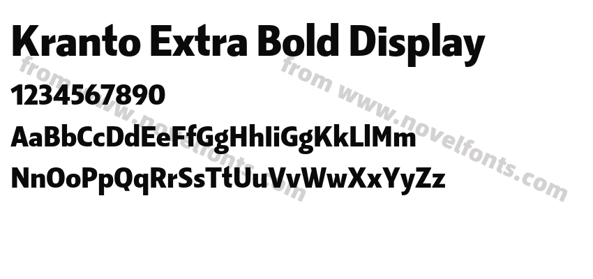 Kranto Extra Bold DisplayPreview