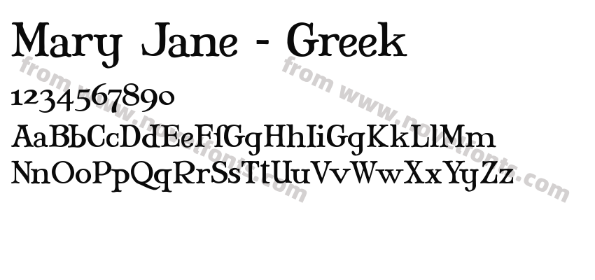 Mary Jane - GreekPreview