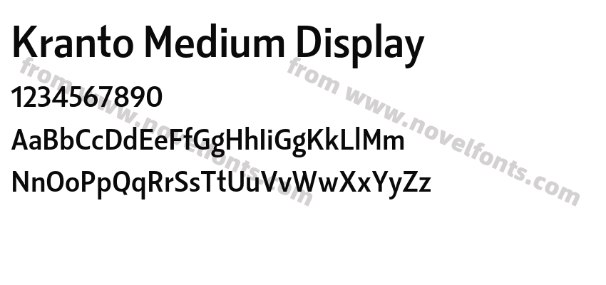 Kranto Medium DisplayPreview