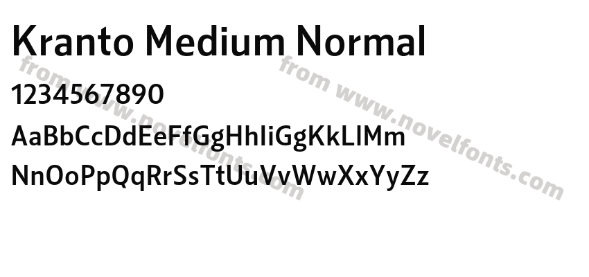Kranto Medium NormalPreview