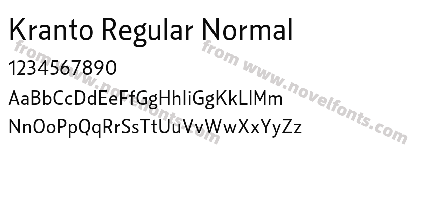Kranto Regular NormalPreview
