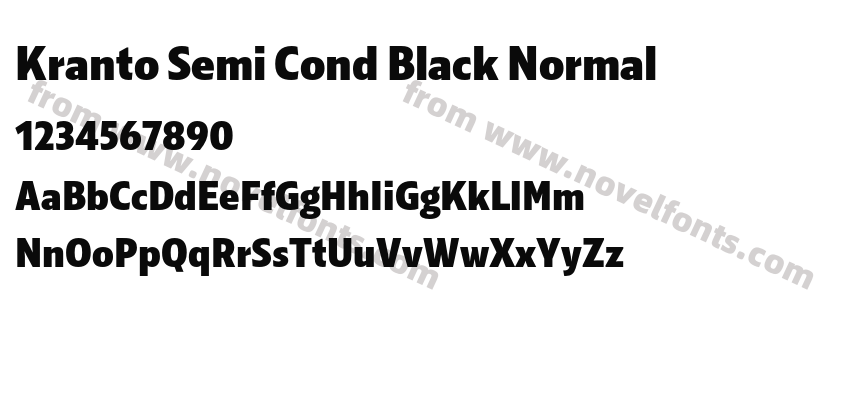 Kranto Semi Cond Black NormalPreview