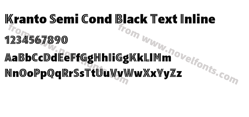 Kranto Semi Cond Black Text InlinePreview