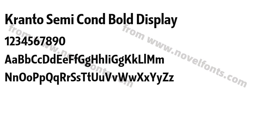 Kranto Semi Cond Bold DisplayPreview