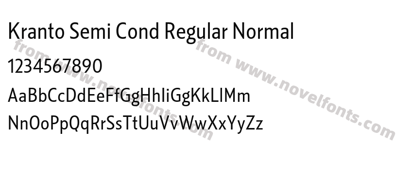 Kranto Semi Cond Regular NormalPreview
