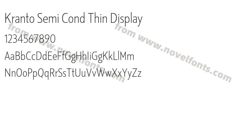 Kranto Semi Cond Thin DisplayPreview