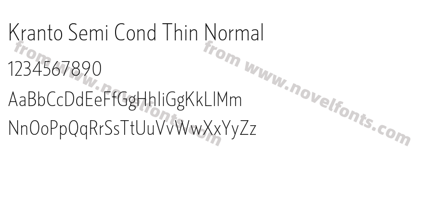Kranto Semi Cond Thin NormalPreview