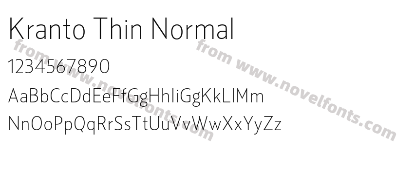 Kranto Thin NormalPreview