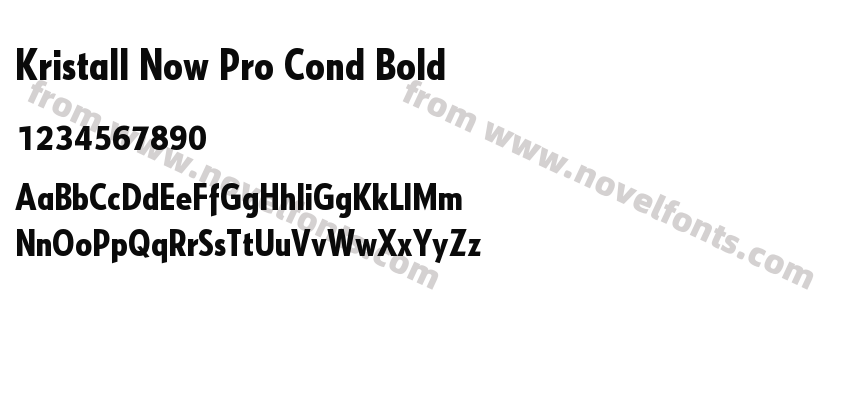 Kristall Now Pro Cond BoldPreview