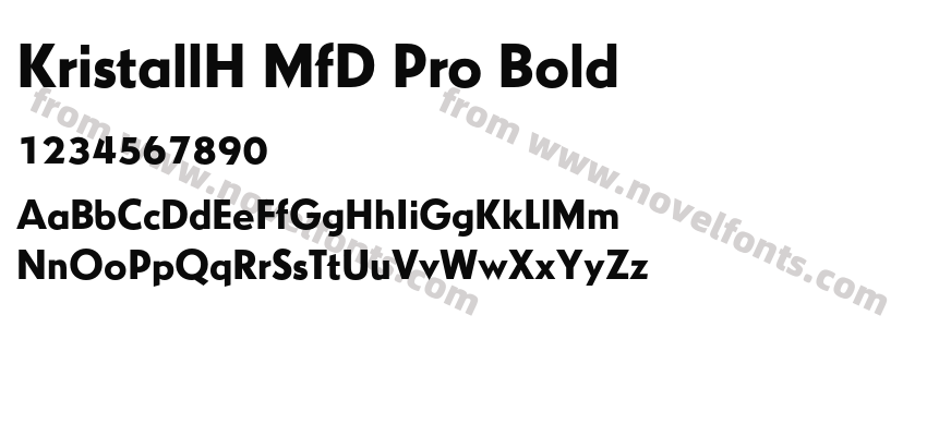 KristallH MfD Pro BoldPreview