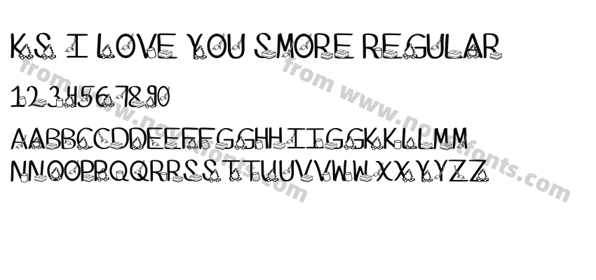Ks I Love You Smore RegularPreview