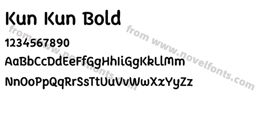 Kun Kun BoldPreview