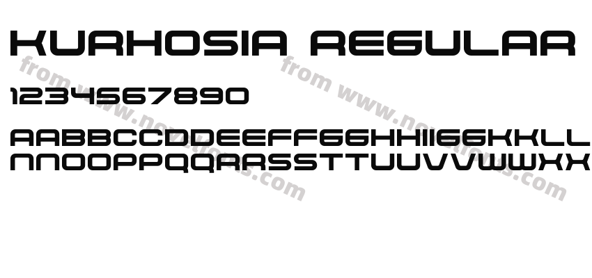 Kurhosia RegularPreview