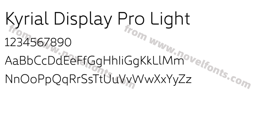 Kyrial Display Pro LightPreview