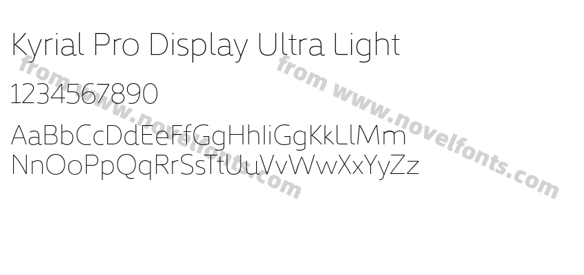 Kyrial Pro Display Ultra LightPreview