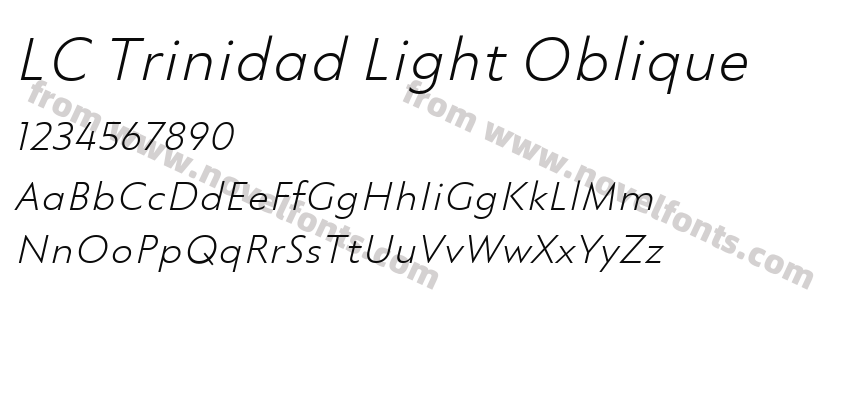 LC Trinidad Light ObliquePreview