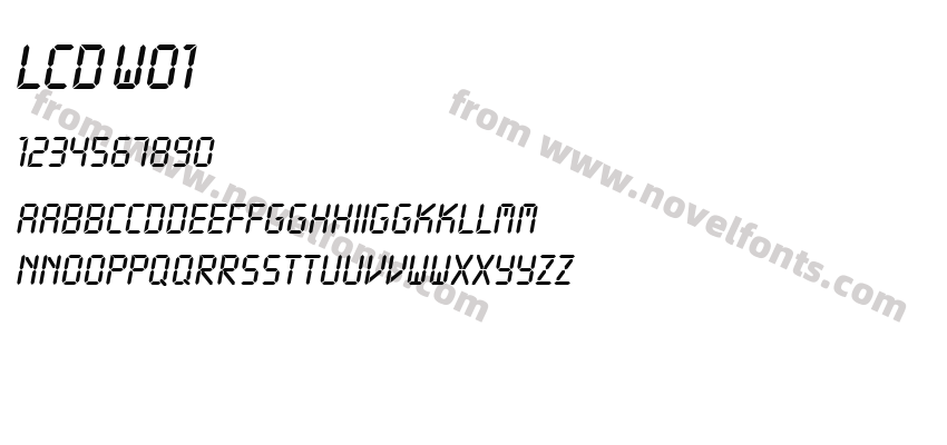 LCD W01Preview