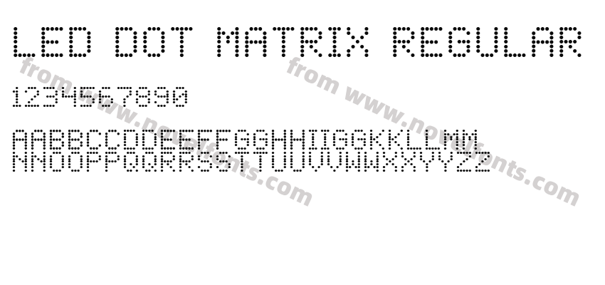 LED Dot Matrix RegularPreview