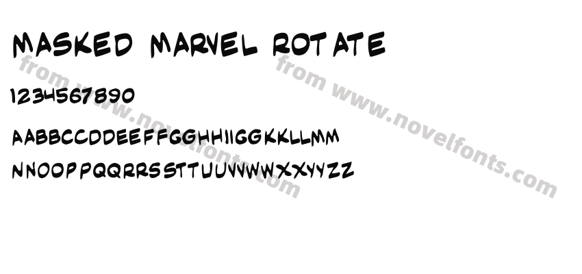 Masked Marvel RotatePreview