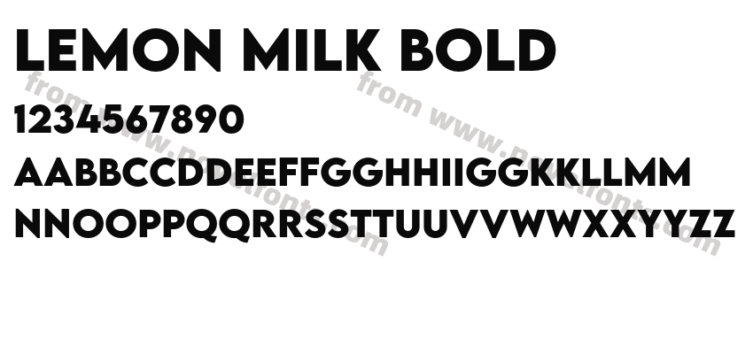 LEMON MILK BoldPreview