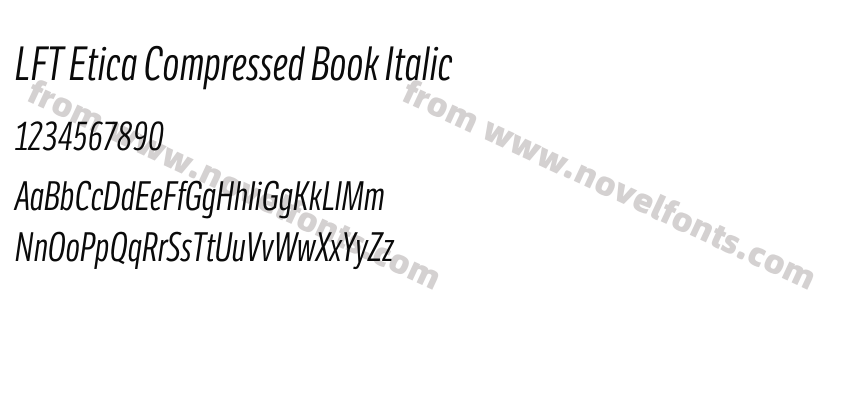 LFT Etica Compressed Book ItalicPreview
